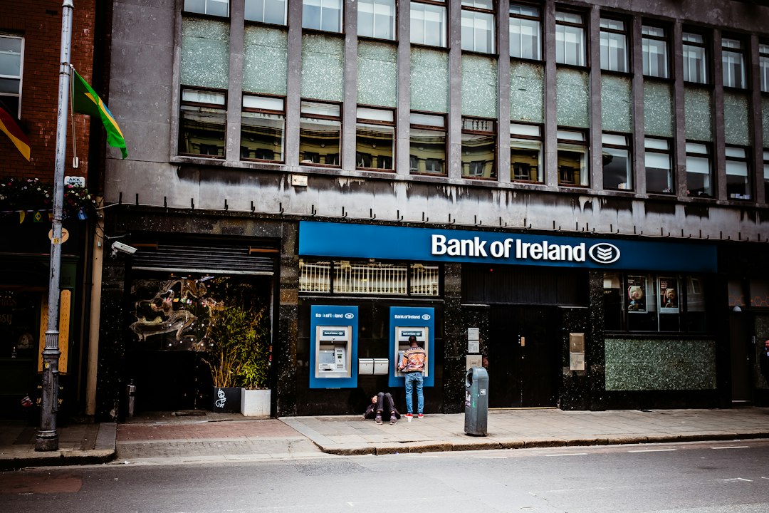 Street scene in Dublin Ireland